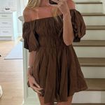 Princess Polly Brown Mini Dress Photo 0