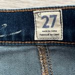 Free People We The Free High Rise Riley Seamed Jeans | Blue Denim | 27 Photo 7