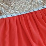 Max Studio champaign sequin coral High low mini dress size 7 Photo 12