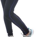 Kyodan Black legging with royal blue stripe Photo 1