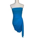 Amanda Uprichard  x REVOLVE Anja Mini Dress in Tropical Turquoise Small Womens Photo 4