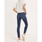Madewell NWT Maternity Over-the-Belly Skinny Jeans in Danny Wash TENCEL Denim Photo 2