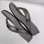 Vionic Orthaheel Minimalist Silver Orthotic Thong Flip Flops Designer Shoes 6 Photo 4