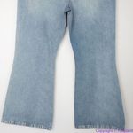 Free People NEW New Dawn Flare jeans in Victoria Blue button fly, 32 Photo 8