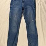 ZARA Medium Wash Mid Rise Skinny Jeans in Azure Blue Photo 0
