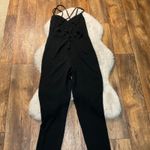 ASOS Design Jumpsuit Size 4 Black Open Back Strappy Photo 7