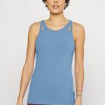 Athleta Shanti Asana Tank in Cottage Blue Dusty cutout twist powervita soft top Photo 2