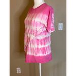 Derek Lam  10 Crosby Teddie T-Shirt in Tie Dye Pink Small Womens Tee Top Photo 5