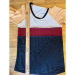 Isabel Marant  Etoile Linen Stripe Blouse Shirt Medium Top 3/4 Color Block Long Photo 5