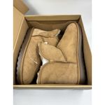 Kirkland Signature  Women's Shearling Scalloped Edge Suede Boot Tan NEW Size 11 Photo 9