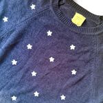 Harper Heritage NWOT Navy Star Knit Pullover Sweater Size L Photo 2