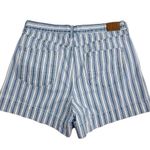 American Eagle  Outfitters Stripes High Waist Mom Shorts Women’s Size 12 Nautical Photo 1