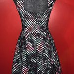 Nordstrom Kaya & Sloane Bonded Mesh Fit & Flare Dress Photo 4