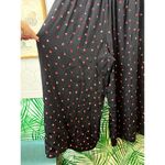 Free People Nile River Black and Red Smocked Wide Leg Pant - Size - Large Photo 4