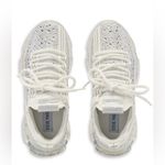 Steve Madden  Maxima White Rhinestone Chunky Sneakers Size 5M Photo 2