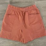 Athleta Burnt Orange Retroterry Sweat Shorts Photo 0