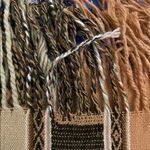 Handmade Brown Handwoven Peruvian Wool Wrap Shawl Andean Pattern 26x74 Photo 10