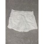 Athleta Retreat Linen Mid Rise 4" short size 12 White Photo 4