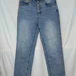 Cleo + Wolf Ankle Jeans Women’s Size 29 X 27 Button Fly Light Wash Denim Blue Photo 0