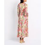 Skies Are Blue NWT  Curvy Kaden Long Sleeve Maxi Dress Size 2X Multi Floral Flowy Photo 7