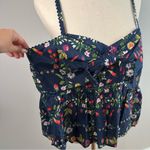 Old Navy NWT Farmer Fresh Peplum Tie Front Cami Top Size XL Photo 2