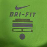 Nike  Dri Fit Womem's Solid Neon Green Razorback Tank Top‎ Size Large Photo 1