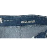 REWASH Juniors  Vintage Reunion Full Front Zip Denim Jean Mini Skirt Size 5/27 Photo 5