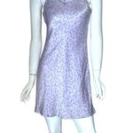 ZARA  lilac ditsy floral spaghetti straps slip dress medium Photo 1