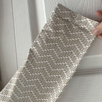 J. McLaughlin  Tan Geometric Ruffle Neck‎ Line Dress Small Catalina Cloth Photo 3