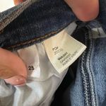 Reformation  Womens 25 Medium Wash High Waisted Frayed Hem Ankle Jeans Photo 6