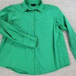 White Fox Boutique White Fox Short 2 Piece Set Womens S/M Green Button Up Oversized Top Pull On Photo 4