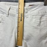 Just USA Y2K White Flare Leg Jeans Size 7 Low Rise Denim Stretch Bootcut Vintage Photo 4