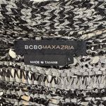 BCBGMAXAZRIA BCBG Maxazia Two-Tone Black Off White Crochet Cap Sleeve Tie Long Cardigan L Photo 6