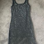 Hot & Delicious  Black Sheath Rhinestone Dress SIZE L Photo 0