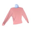 Rowdy Sprout Janis Joplin Rose Long Sleeve Rib Tee in Blush Teen Size 18 (L) Pink Photo 3
