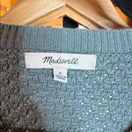 Madewell  Landmark Textured Sweater with Side Zippers Moss Green Size Small Photo 8