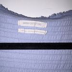Urban Outfitters  blue Ruffled Crop Blouse Photo 1