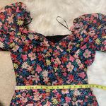 C/MEO COLLECTIVE Black Garden Floral Dress Size M Photo 9
