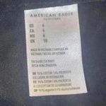 American Eagle  black jean mini skirt size 6 Photo 3