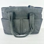 Dagne Dover Vida Organic Cotton Tote Laptop Bag Black Photo 1