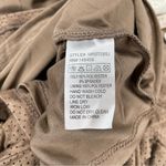 Free People Movement Tan Brown Faux Suede Sleeveless Romper Small NWT Photo 5