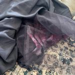 Neiman Marcus Lela Rose X Target Collection Silk Blend Purple Watercolor Dress Size 12 Photo 6