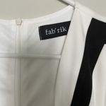 fab'rik  white v-neck semi formal dress Photo 1