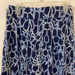 Lilly Pulitzer  Skirt size S BNWOT elastic waist length 20” blue and white design Photo 1