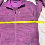 UNTUCKIT KEZOH Full Zip Fleece Lined Jacket Sweatshirt Maroon Outdoor Warm Comfy Purple Photo 5