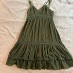 BCBGMAXAZRIA Green  midi Dress Photo 1