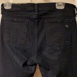 Rag and Bone Black Cate Jeans Skinny Mid 8.5” Rise Black Coal size 29 inseam 30” Photo 5
