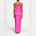 SKIMS NWOT Woven Jacquard Lace Long Slip Dress in Hot Pink SizeS Photo 1