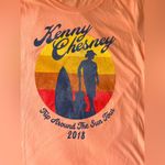 Kenny Chesney Concert Tee Orange Short Sleeve Tee Trip Around the Sun Tour 2018 Size undefined Photo 1