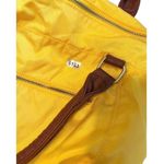 Old Navy Yellow Nylon & Faux Leather Tote Bag With Adjustable Strap & Zip Pocket Photo 5